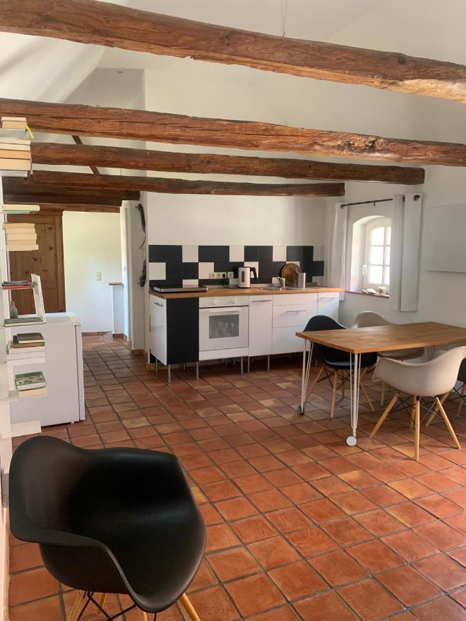 Studio Auf Denkmalgeschuetztem Dreiseithof In Hoefgen Bei Grimma Hofgen  Zewnętrze zdjęcie
